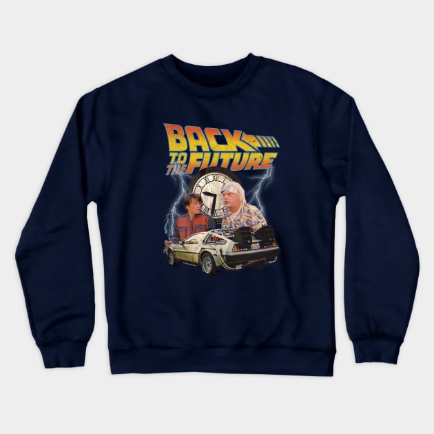 Back to the 80s Crewneck Sweatshirt by HarlinDesign